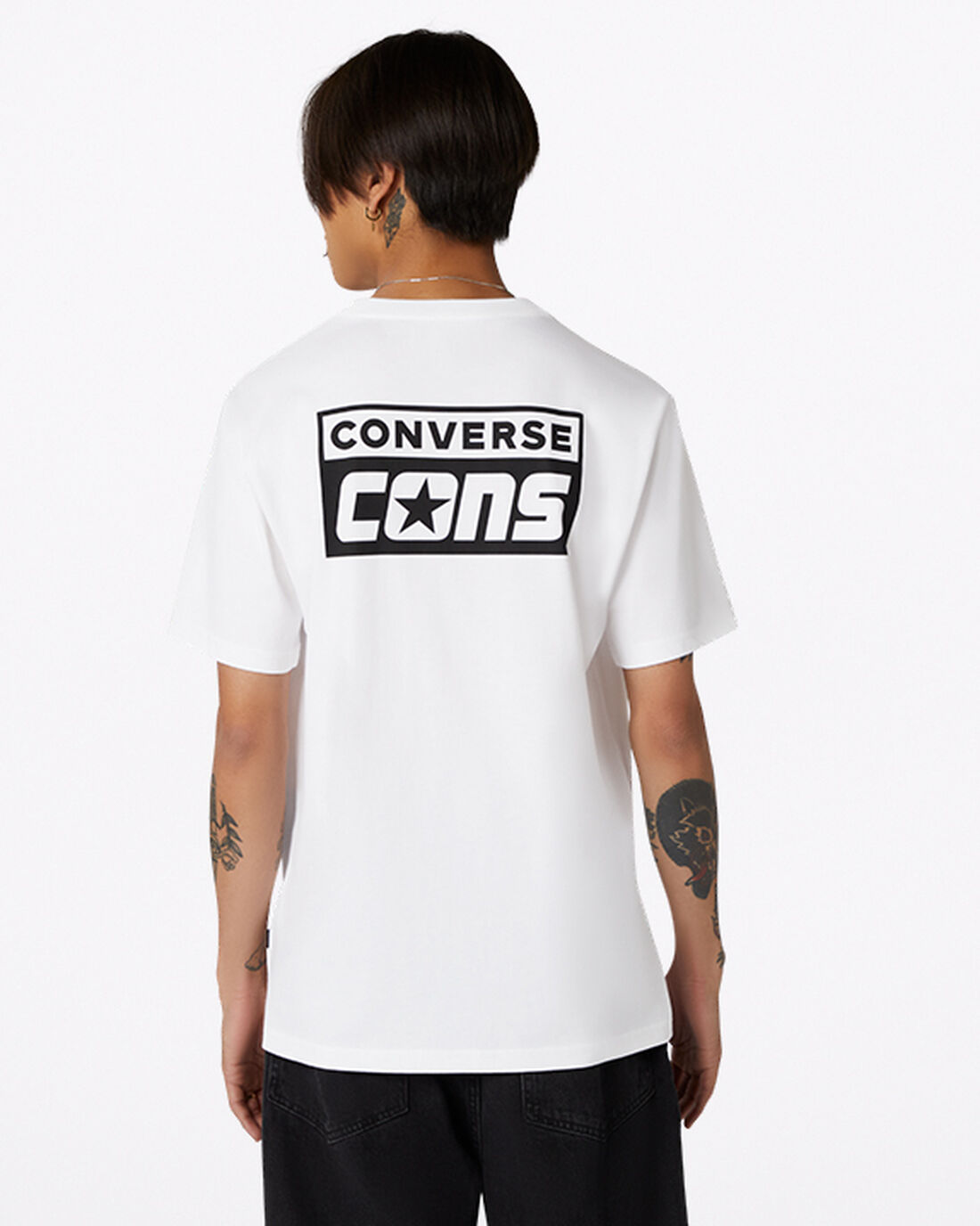 Men's Converse CONS Graphic T-Shirts White | Australia-75093