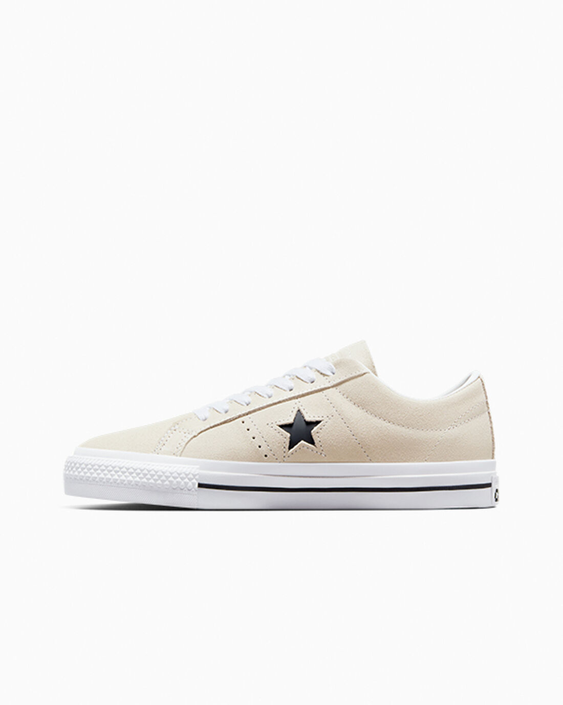 Men's Converse CONS One Star Pro Suede Skate Shoes Beige/White/Black | Australia-04312