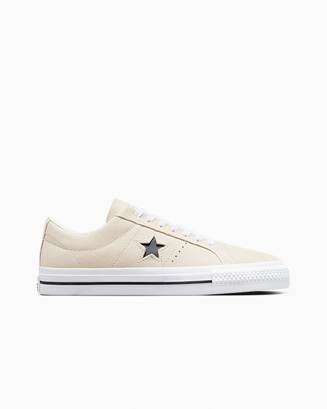 Men\'s Converse CONS One Star Pro Suede Skate Shoes Beige/White/Black | Australia-04312