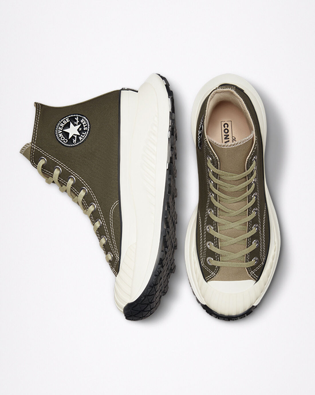 Men's Converse Chuck 70 AT-CX High Top Sneakers Olive | Australia-68431