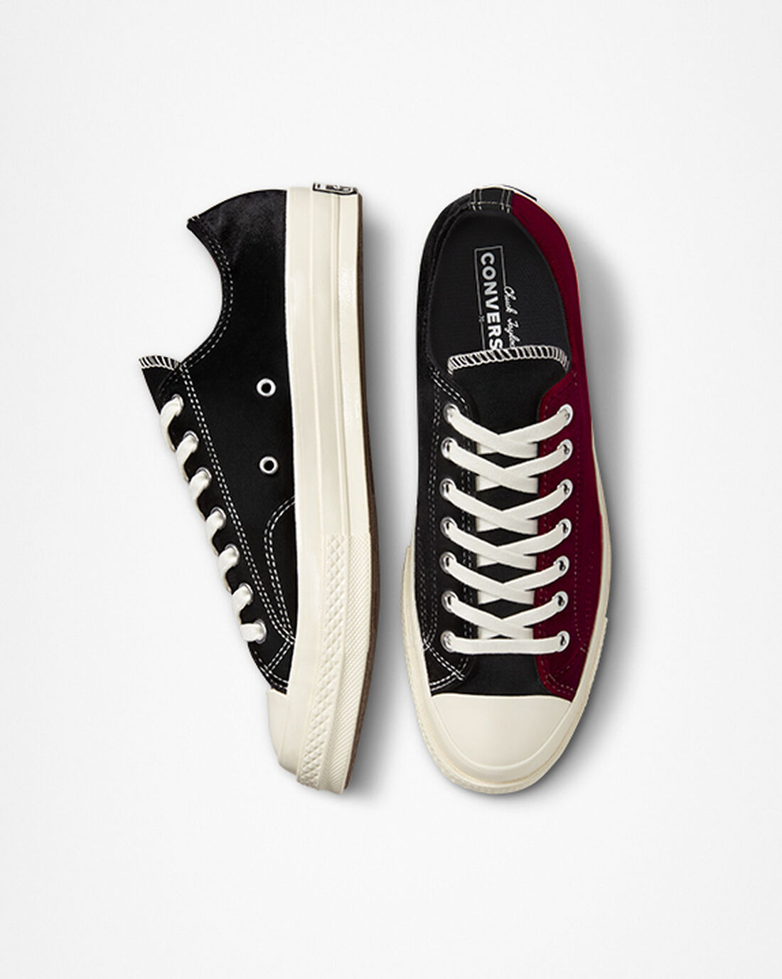 Men's Converse Chuck 70 Beyond Retro Velvet Sneakers Black/Red | Australia-15980