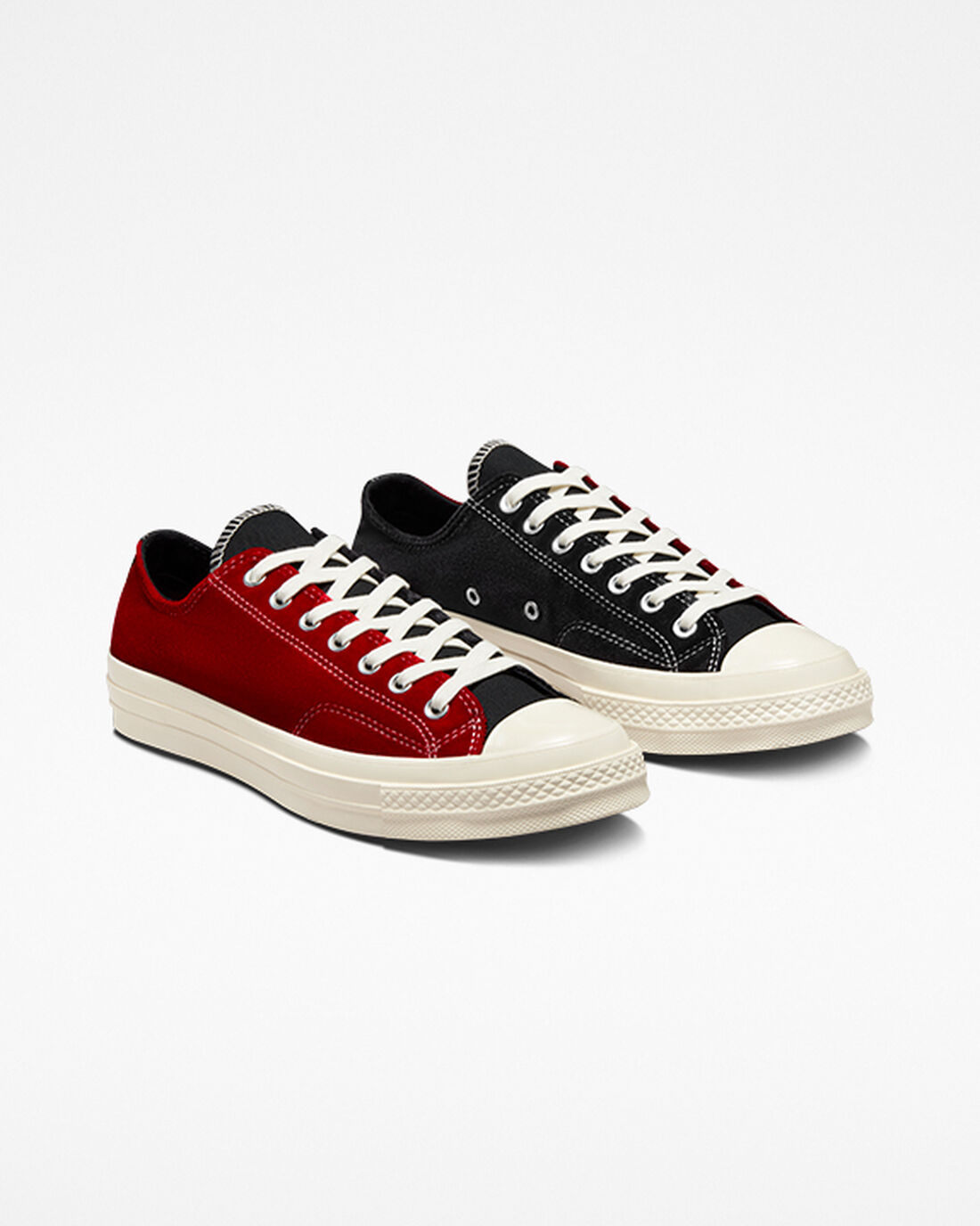 Men's Converse Chuck 70 Beyond Retro Velvet Sneakers Black/Red | Australia-15980