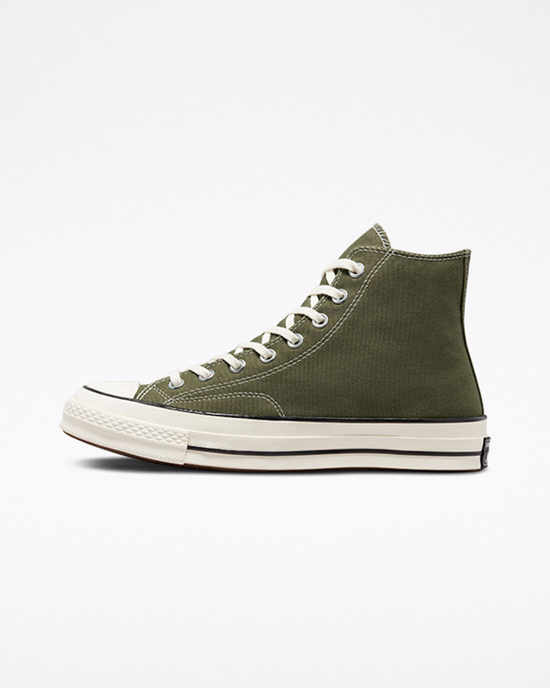 Men's Converse Chuck 70 Canvas High Top Sneakers Olive/Black | Australia-47089