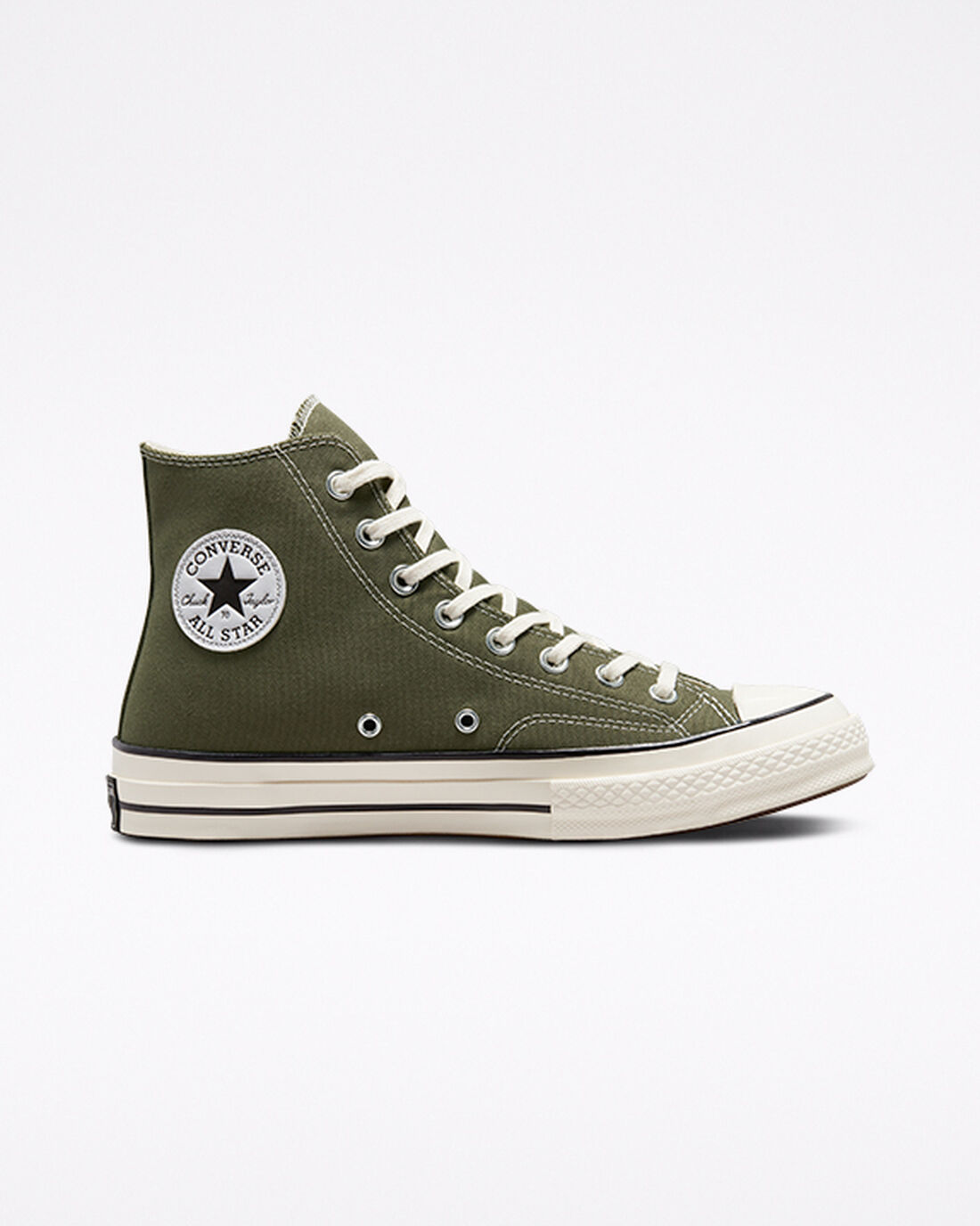 Men\'s Converse Chuck 70 Canvas High Top Sneakers Olive/Black | Australia-47089