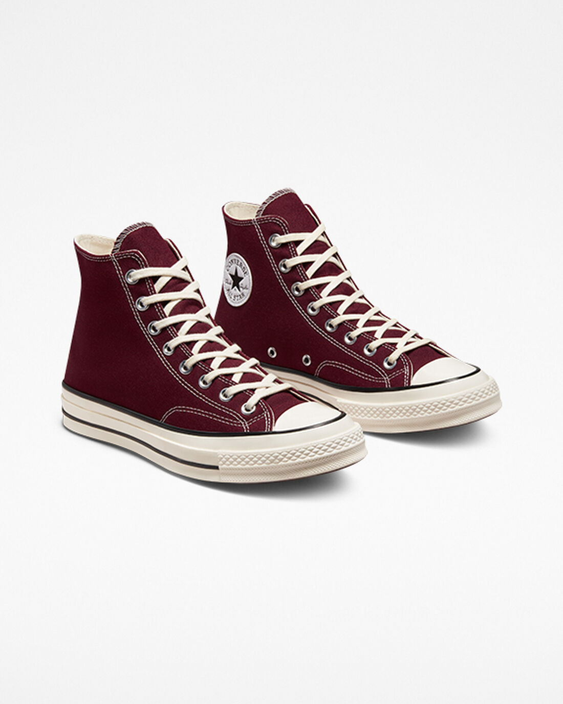 Men's Converse Chuck 70 Canvas High Top Sneakers Dark Red/Black | Australia-54273