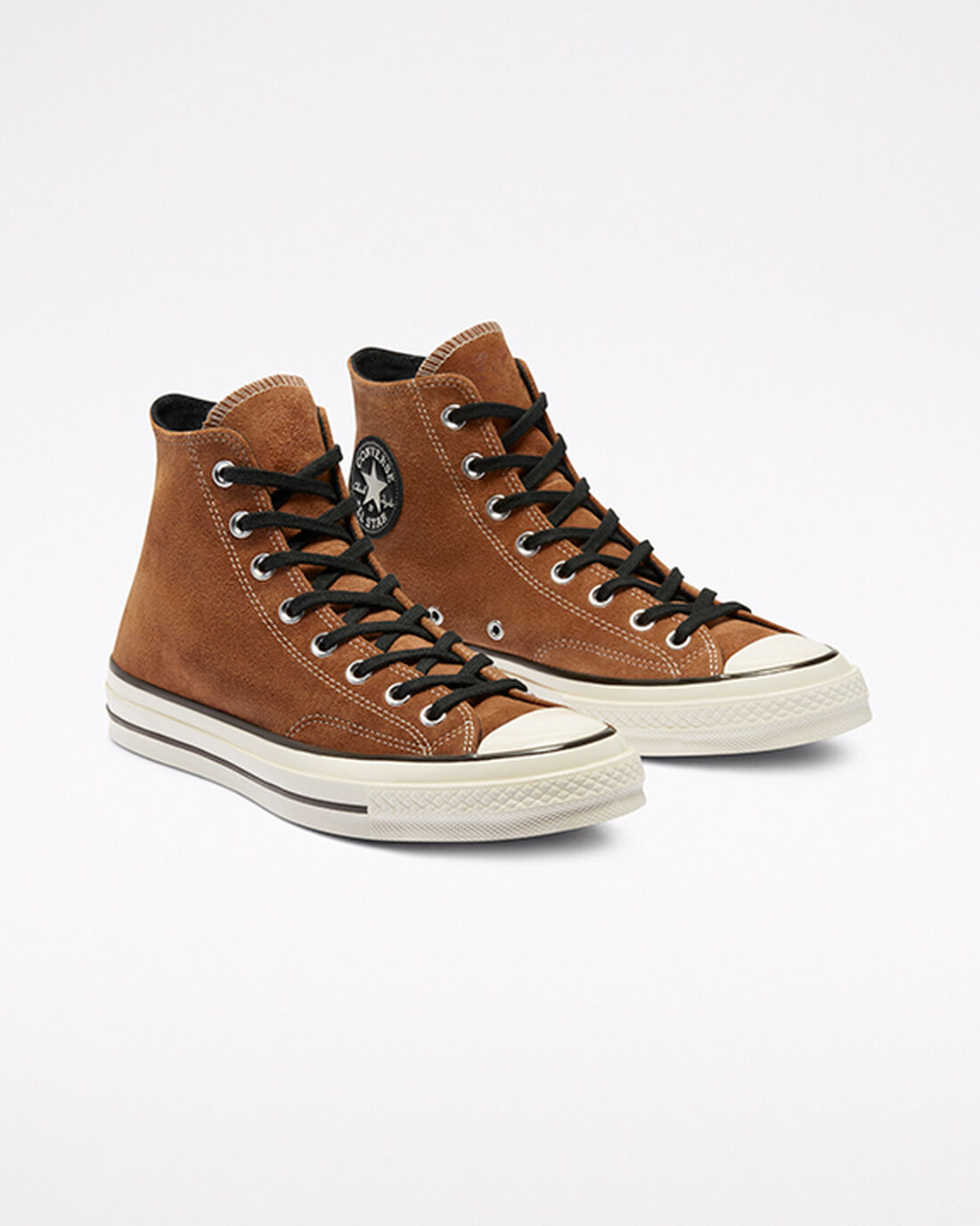 Men's Converse Chuck 70 Converse Color Suede High Top Sneakers Brown/Black | Australia-61924