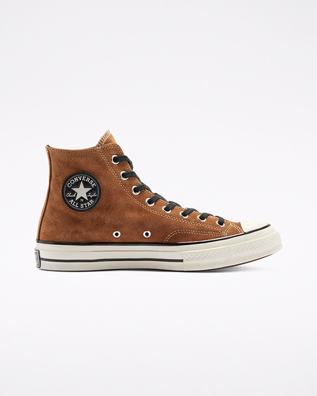 Men\'s Converse Chuck 70 Converse Color Suede High Top Sneakers Brown/Black | Australia-61924