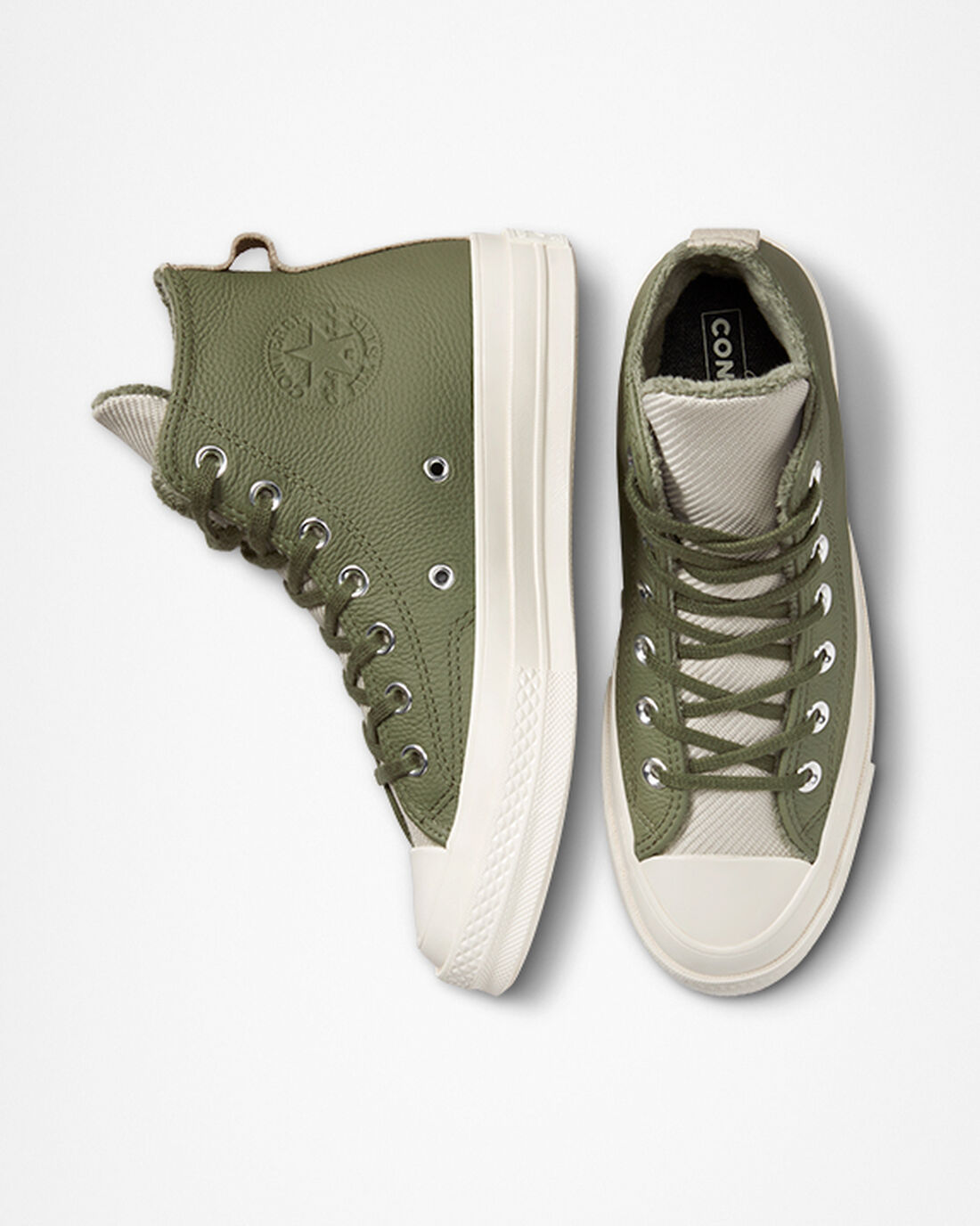 Men's Converse Chuck 70 Counter Climate High Top Sneakers Olive | Australia-58941