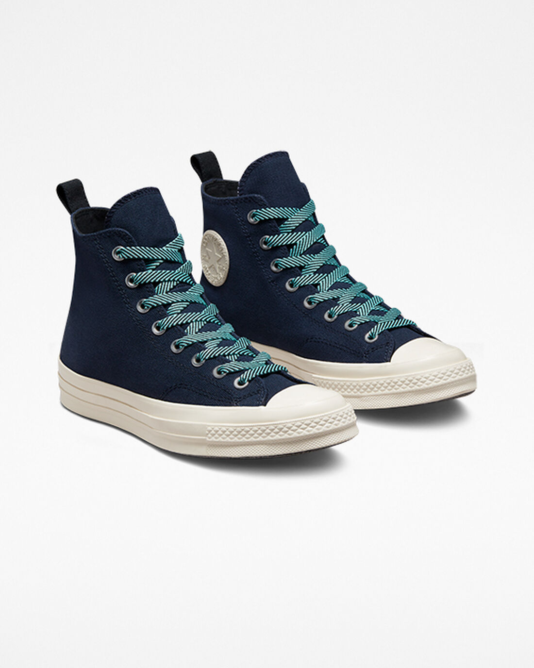 Men's Converse Chuck 70 Counter Climate GORE-TEX High Top Sneakers Obsidian/Light Turquoise | Australia-98153