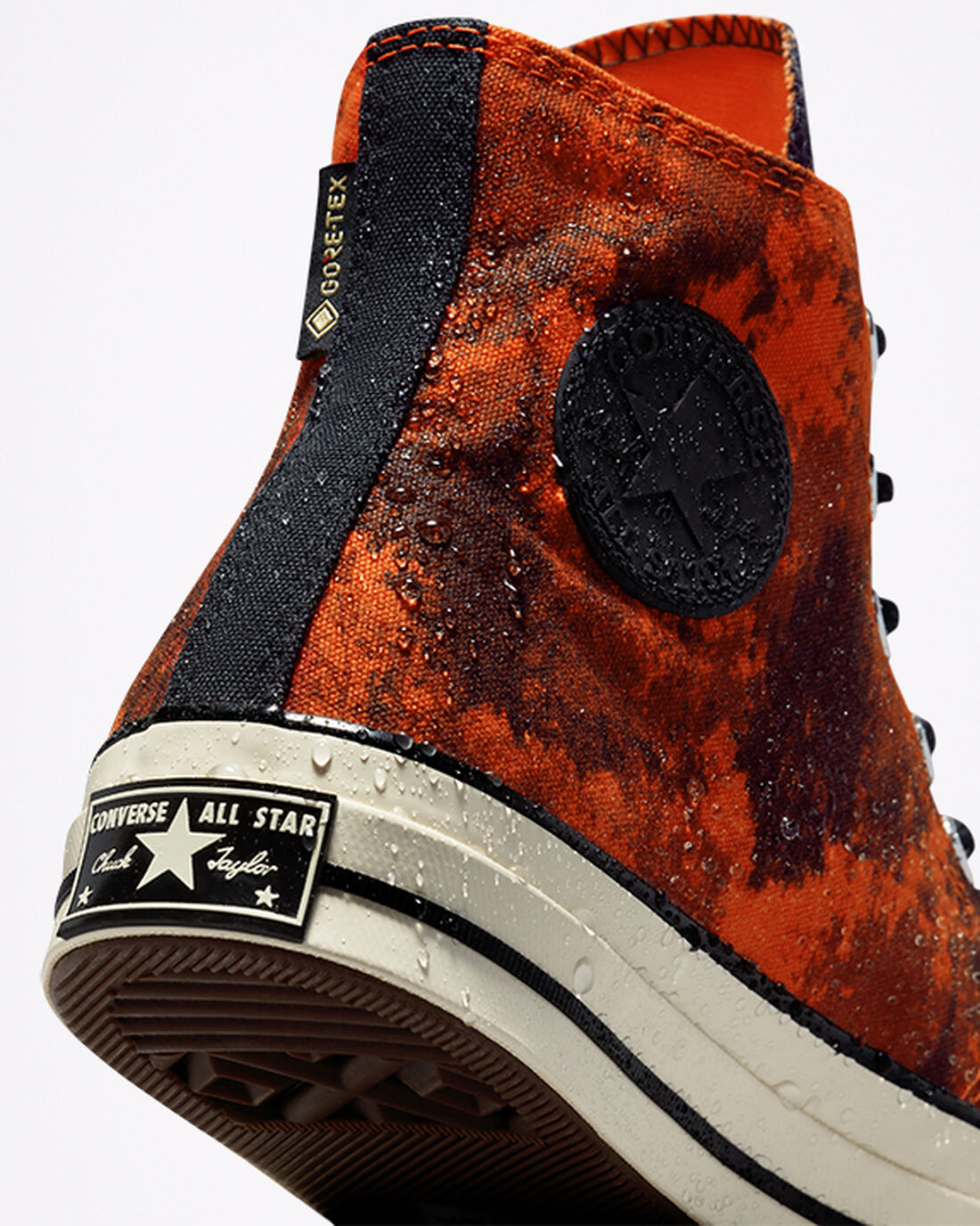 Men's Converse Chuck 70 GORE-TEX® High Top Sneakers Orange/Black | Australia-91826