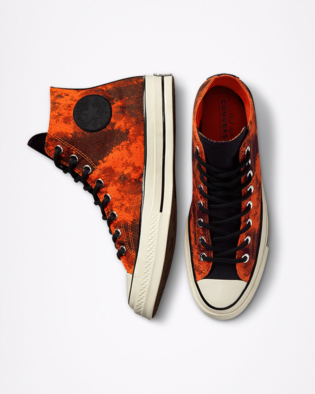 Men's Converse Chuck 70 GORE-TEX® High Top Sneakers Orange/Black | Australia-91826