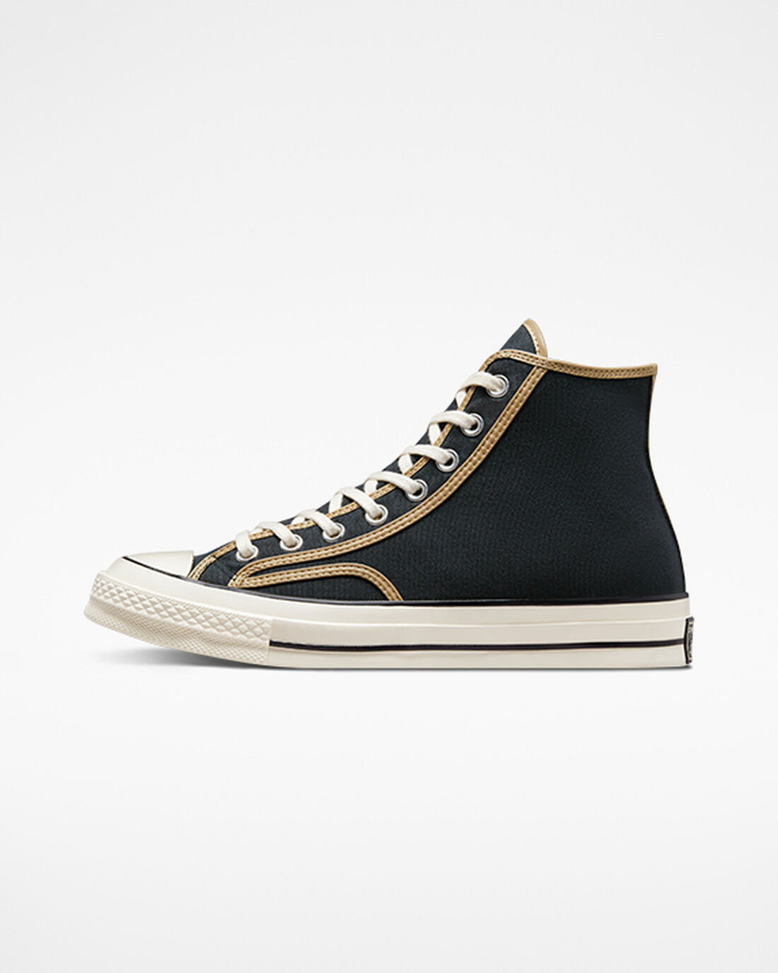 Men's Converse Chuck 70 Heavyweight Canvas High Top Sneakers Black/Khaki | Australia-16249