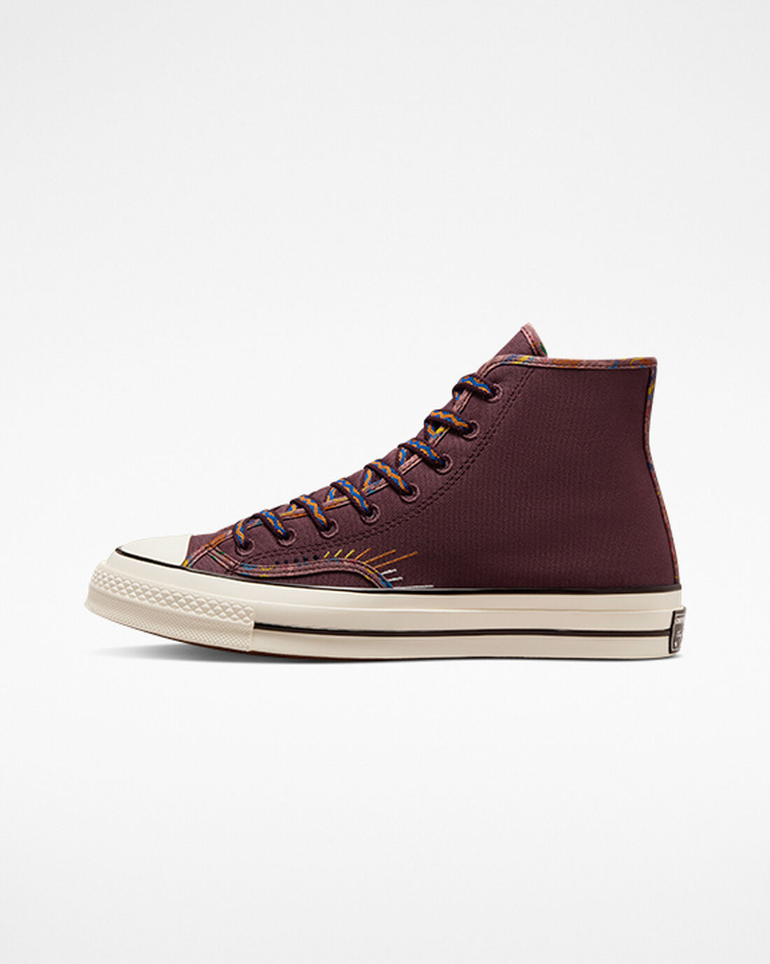 Men's Converse Chuck 70 Heritage Detail High Top Sneakers Purple/Black | Australia-98031