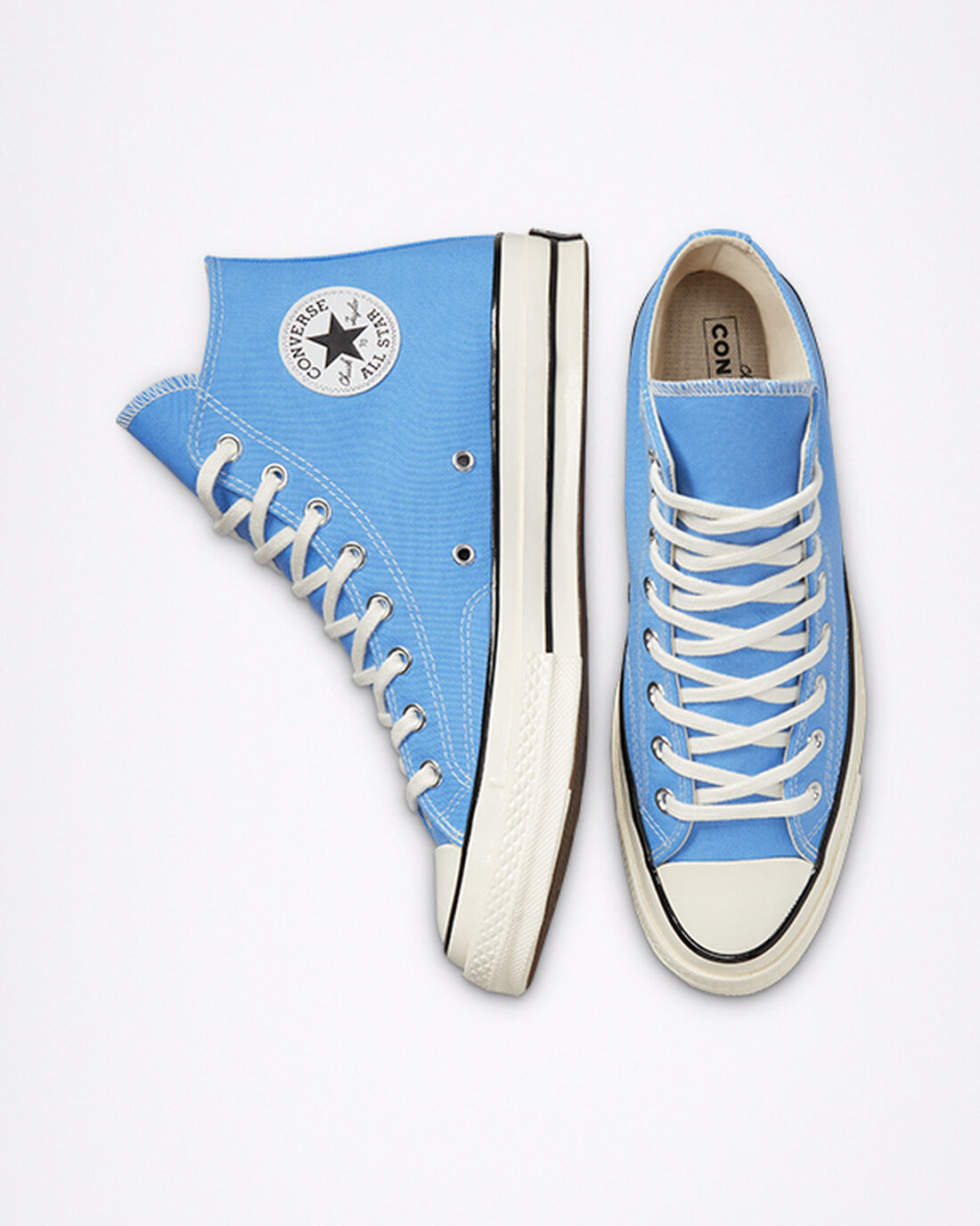 Men's Converse Chuck 70 High Top Sneakers Blue/Black | Australia-40896