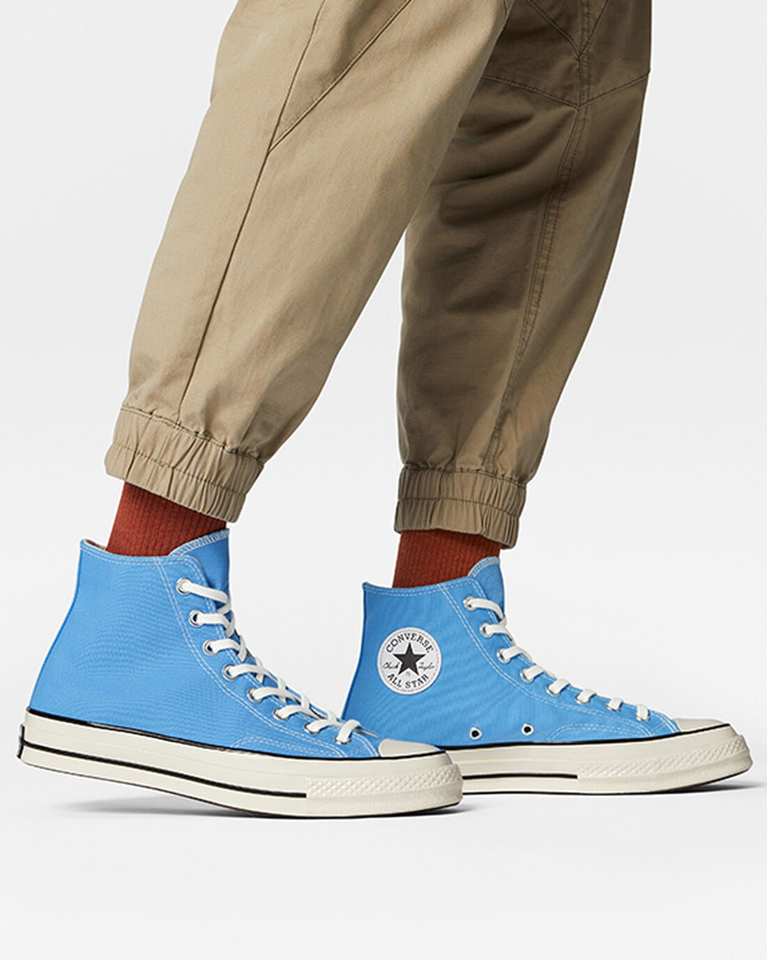 Men's Converse Chuck 70 High Top Sneakers Blue/Black | Australia-40896