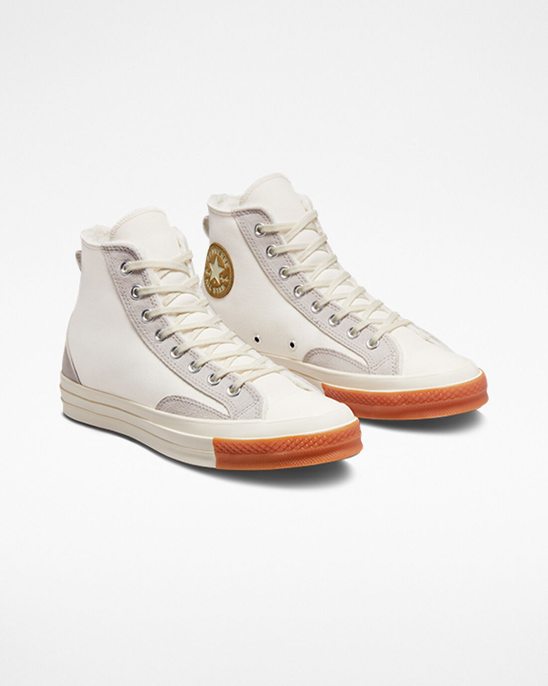 Men's Converse Chuck 70 Lined Colorblock High Top Sneakers White | Australia-08265