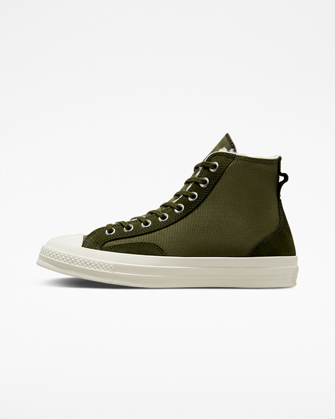 Men's Converse Chuck 70 Lined Colorblock High Top Sneakers Olive/Green | Australia-57491