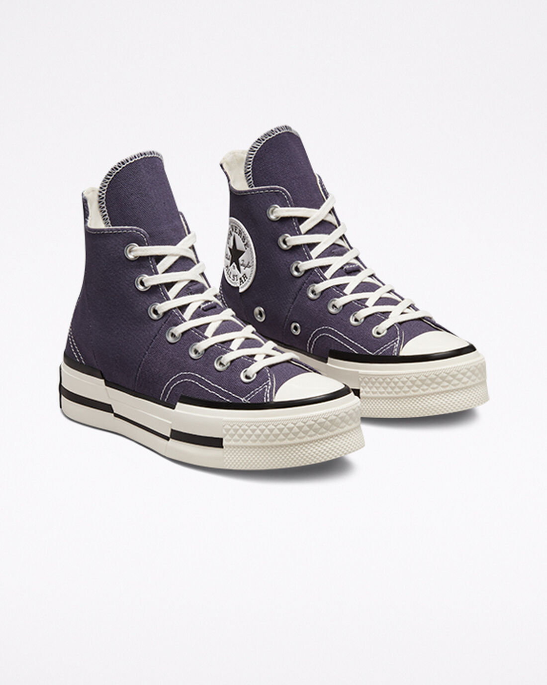 Men's Converse Chuck 70 Plus High Top Sneakers Purple/Black | Australia-38069