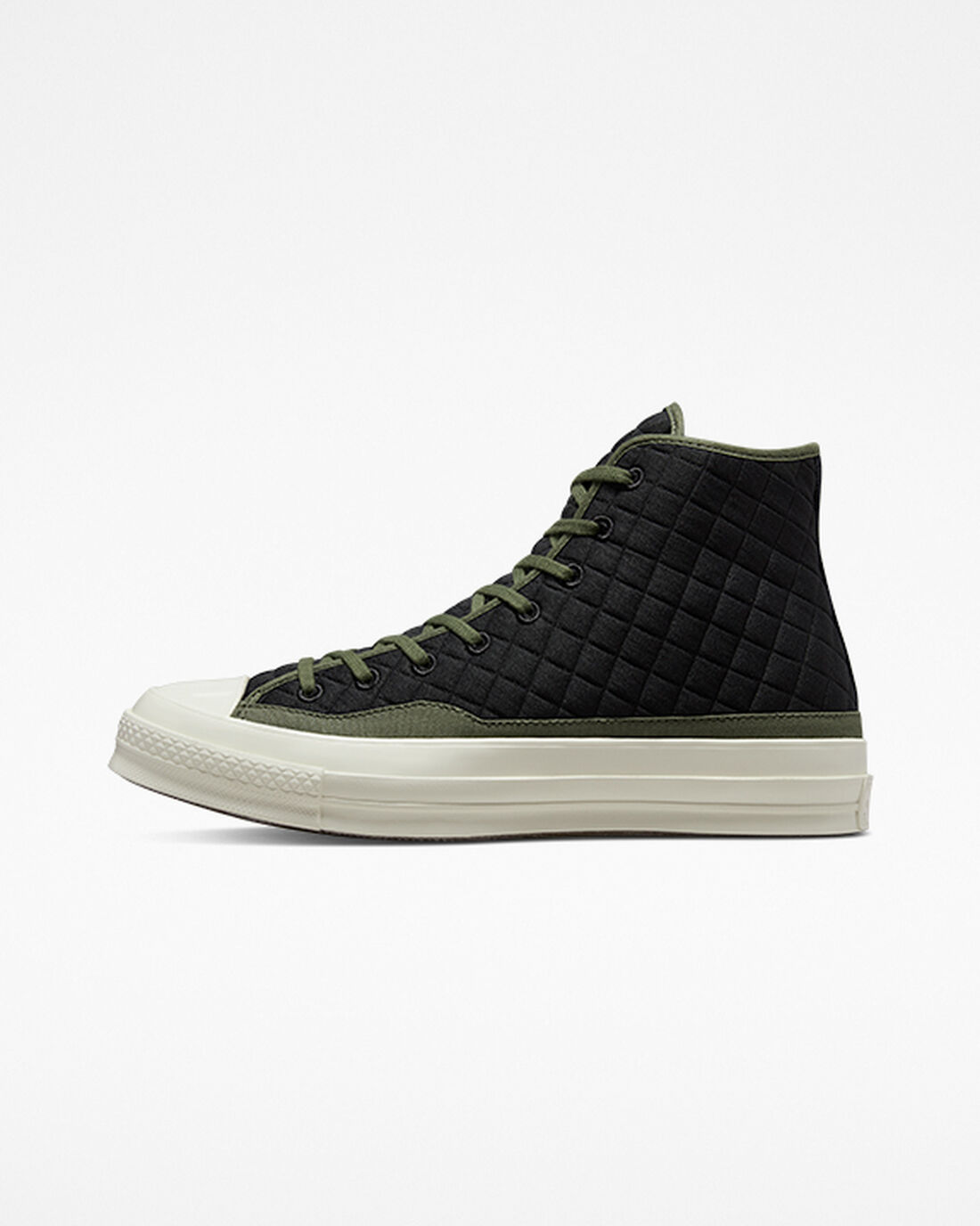 Men's Converse Chuck 70 Quilted High Top Sneakers Black | Australia-18562