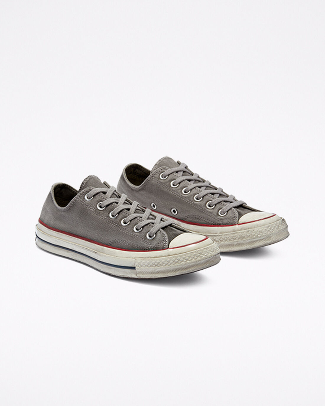 Men's Converse Chuck 70 Smoked Canvas Sneakers White | Australia-78210