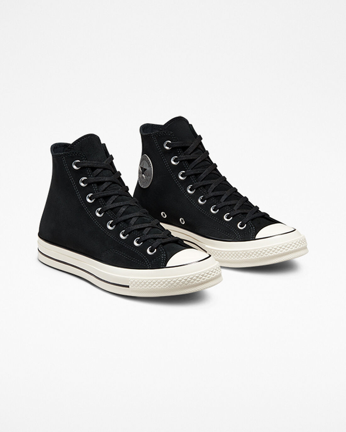 Men's Converse Chuck 70 Suede High Top Sneakers Black | Australia-15738