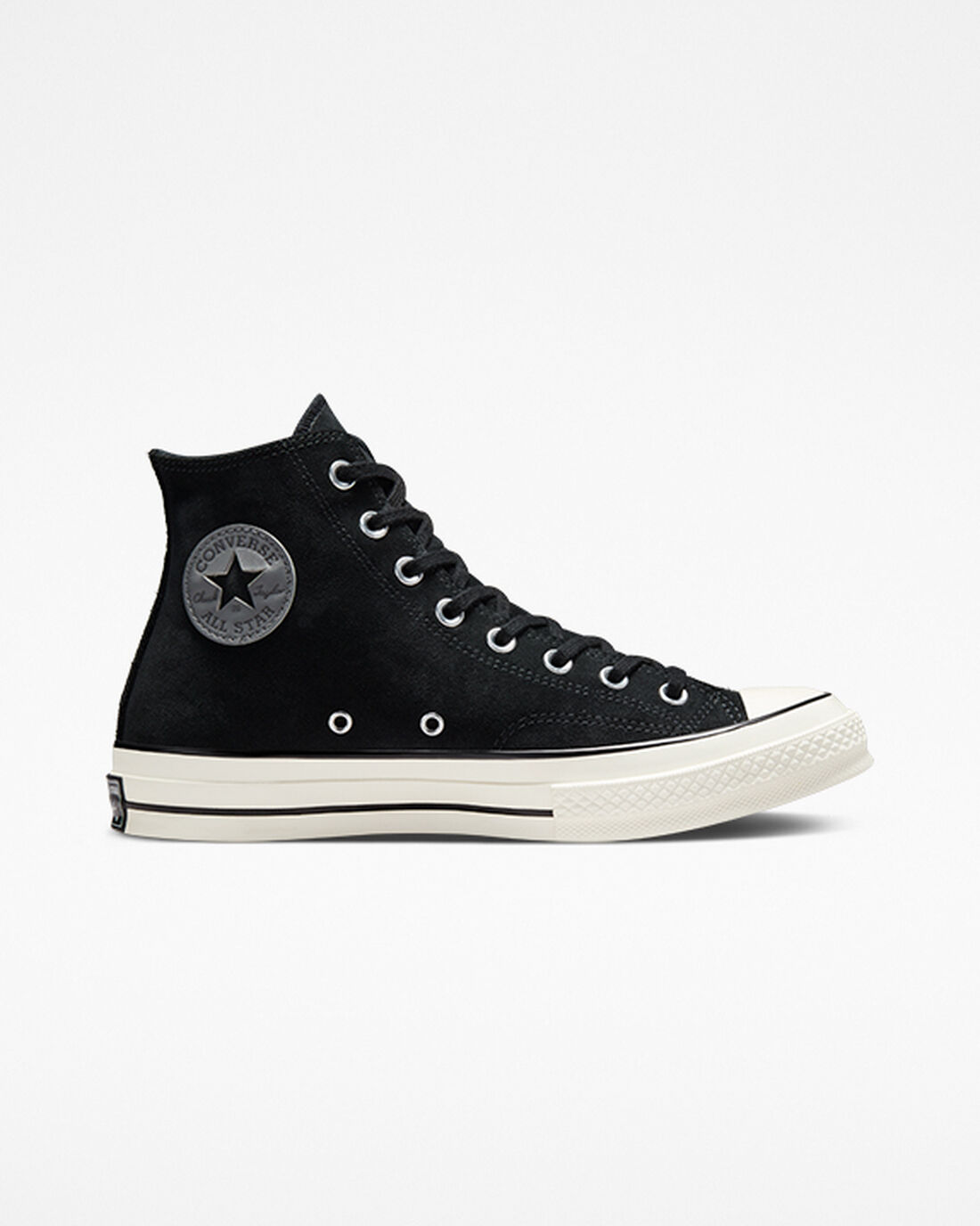 Men\'s Converse Chuck 70 Suede High Top Sneakers Black | Australia-15738