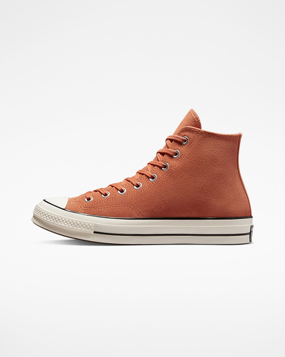 Men's Converse Chuck 70 Suede High Top Sneakers Orange/Black | Australia-37960