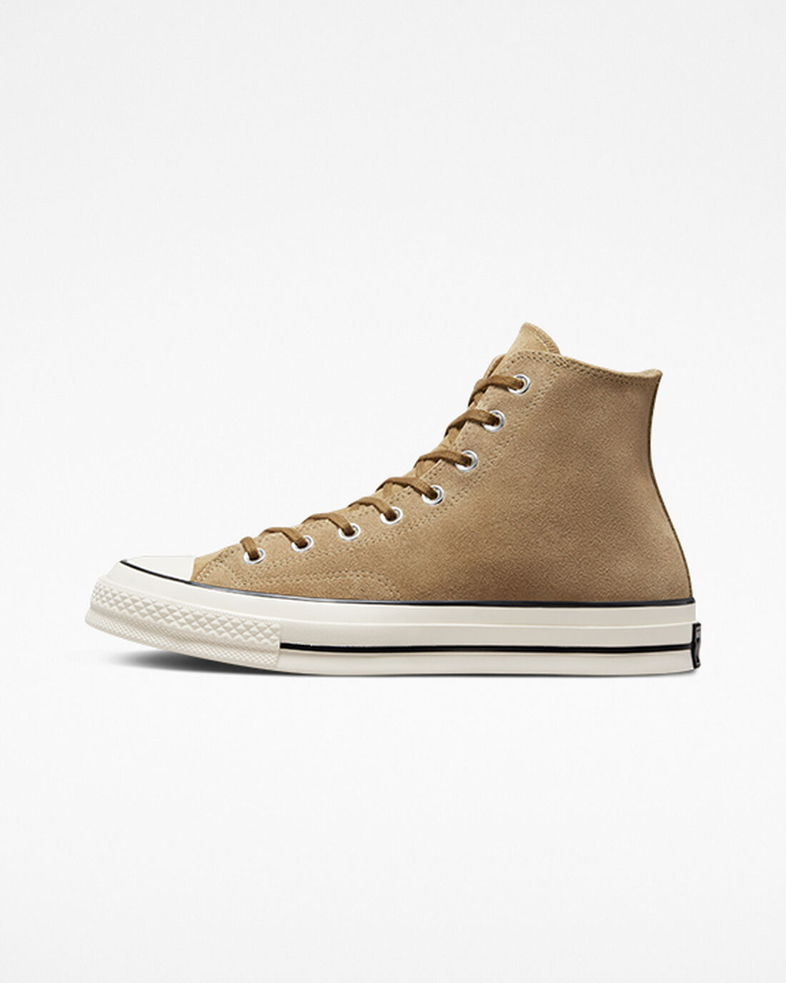 Men's Converse Chuck 70 Suede High Top Sneakers Brown/Black | Australia-65137