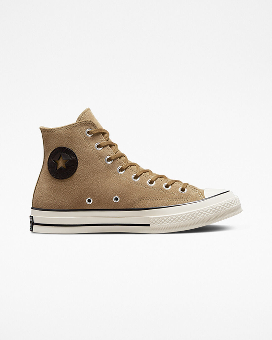 Men\'s Converse Chuck 70 Suede High Top Sneakers Brown/Black | Australia-65137