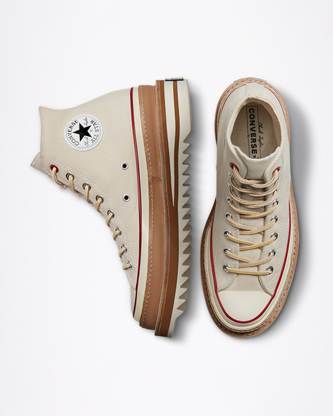 Men's Converse Chuck 70 Trek High Top Sneakers Beige | Australia-06974