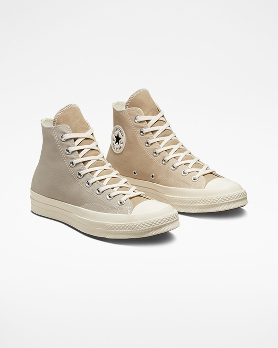 Men's Converse Chuck 70 Tri-Panel High Top Sneakers Oat Milk/Beach Stone | Australia-08431