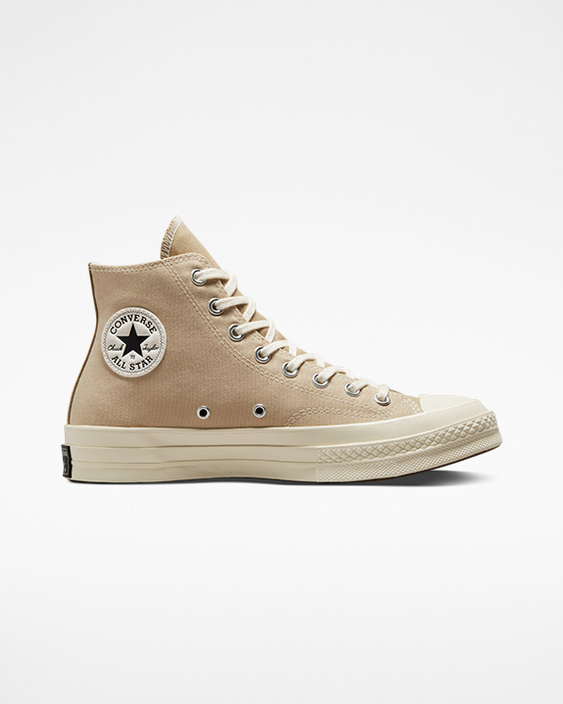 Men\'s Converse Chuck 70 Tri-Panel High Top Sneakers Oat Milk/Beach Stone | Australia-08431