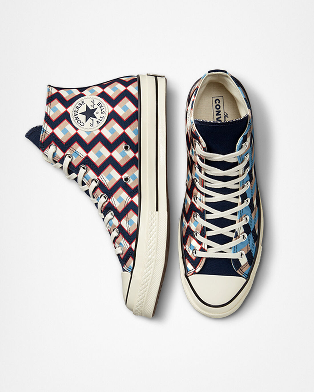 Men's Converse Chuck 70 Twisted Classics High Top Sneakers Obsidian/Blue | Australia-51439