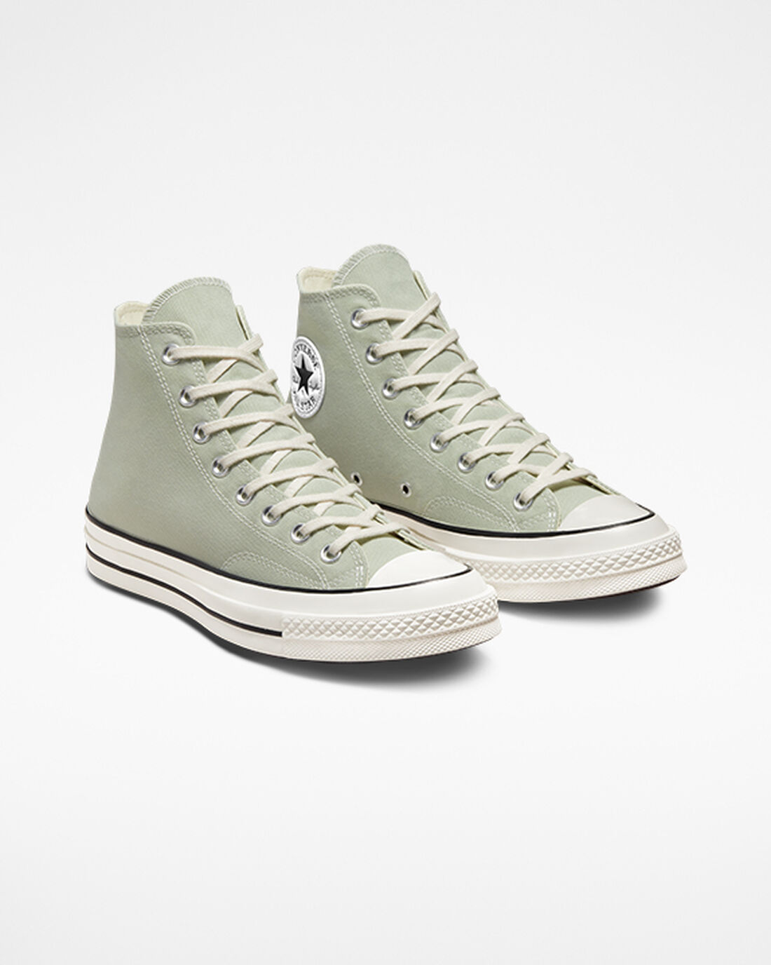 Men's Converse Chuck 70 Vintage Canvas High Top Sneakers Olive/Black | Australia-03689