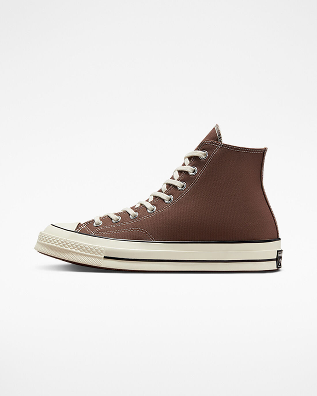 Men's Converse Chuck 70 Vintage Canvas High Top Sneakers Brown/Black | Australia-23746