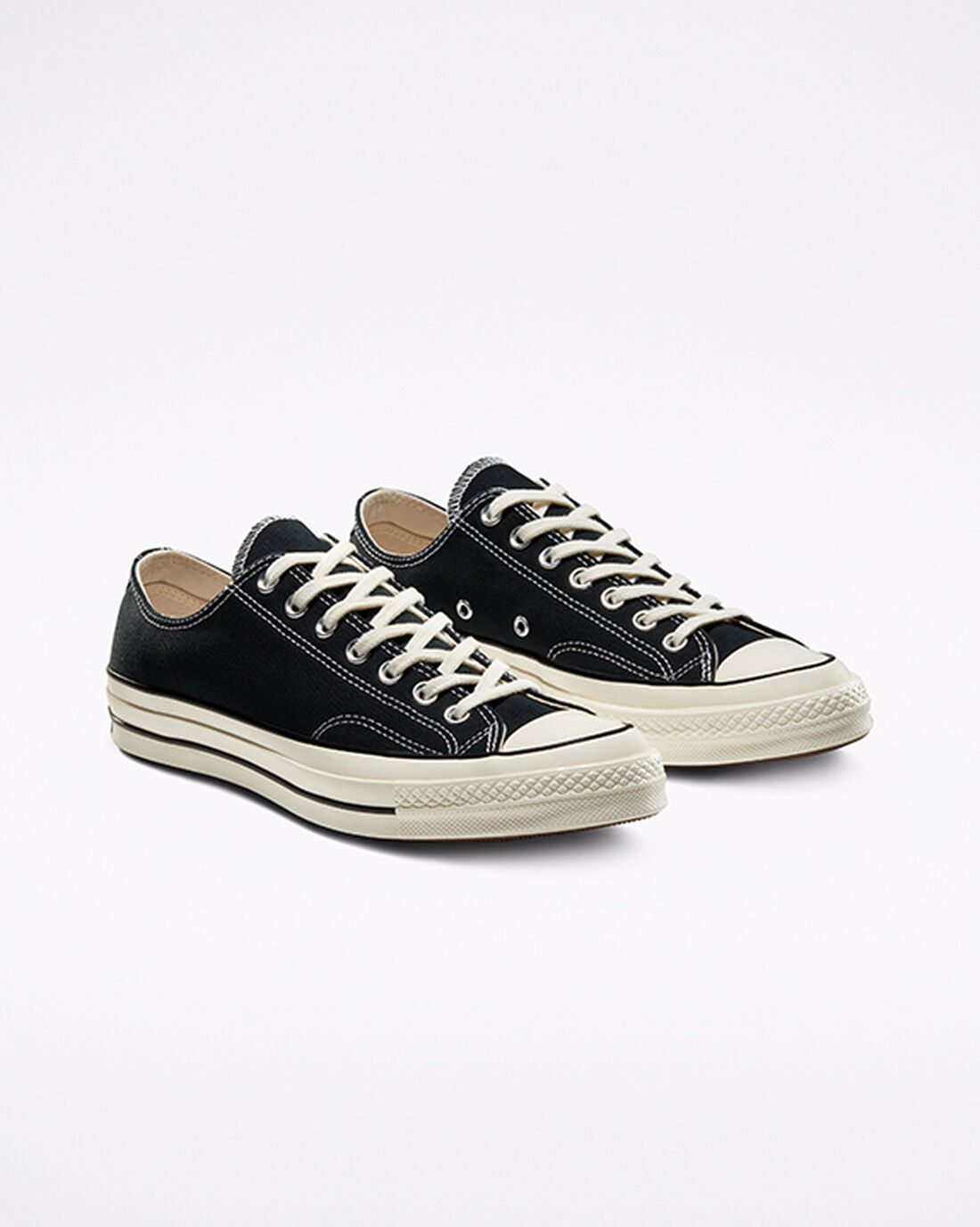 Men's Converse Chuck 70 Vintage Canvas Sneakers Black | Australia-48607