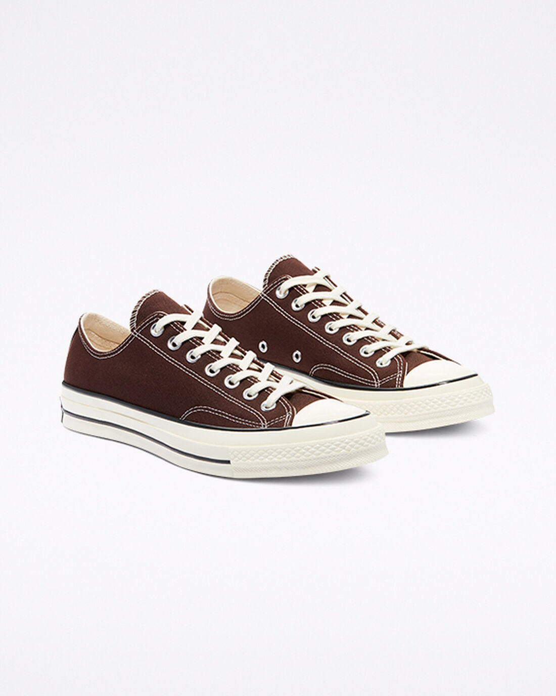 Men's Converse Chuck 70 Vintage Canvas Sneakers Dark Brown/Black | Australia-62138