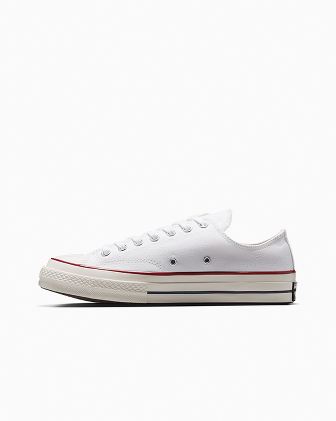 Men's Converse Chuck 70 Vintage Canvas Sneakers White/Dark Red | Australia-67031