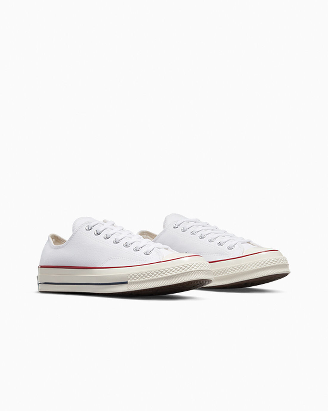 Men's Converse Chuck 70 Vintage Canvas Sneakers White/Dark Red | Australia-67031