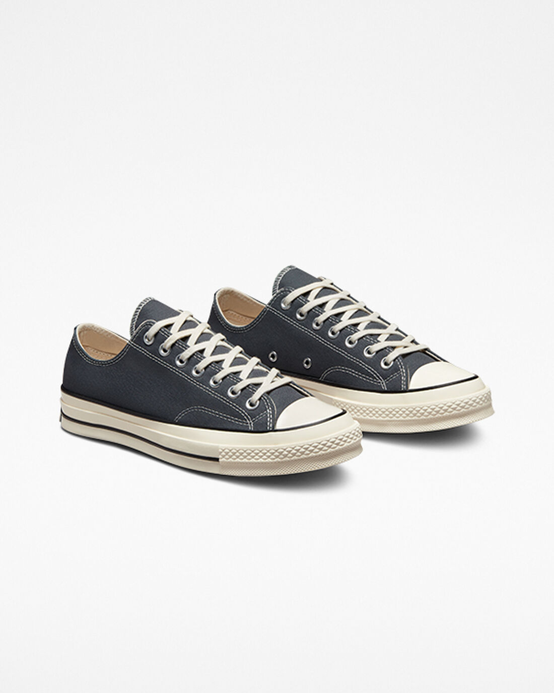 Men's Converse Chuck 70 Vintage Canvas Sneakers Grey/Black | Australia-81254