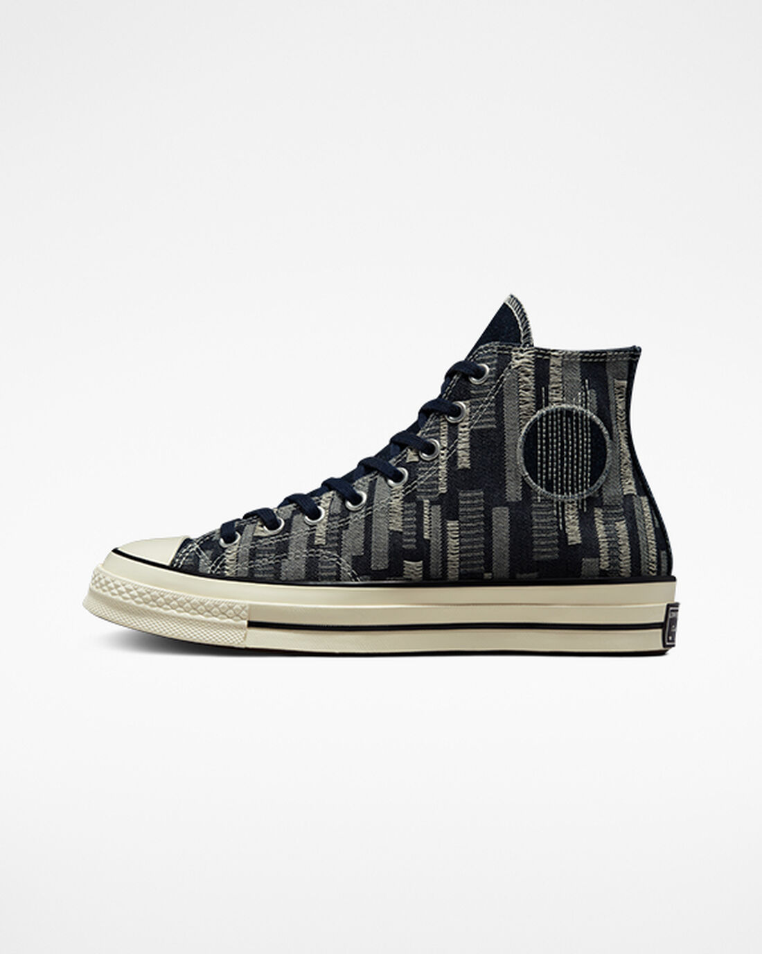 Men's Converse Chuck 70 Workwear Denim High Top Sneakers Obsidian/Black | Australia-53987