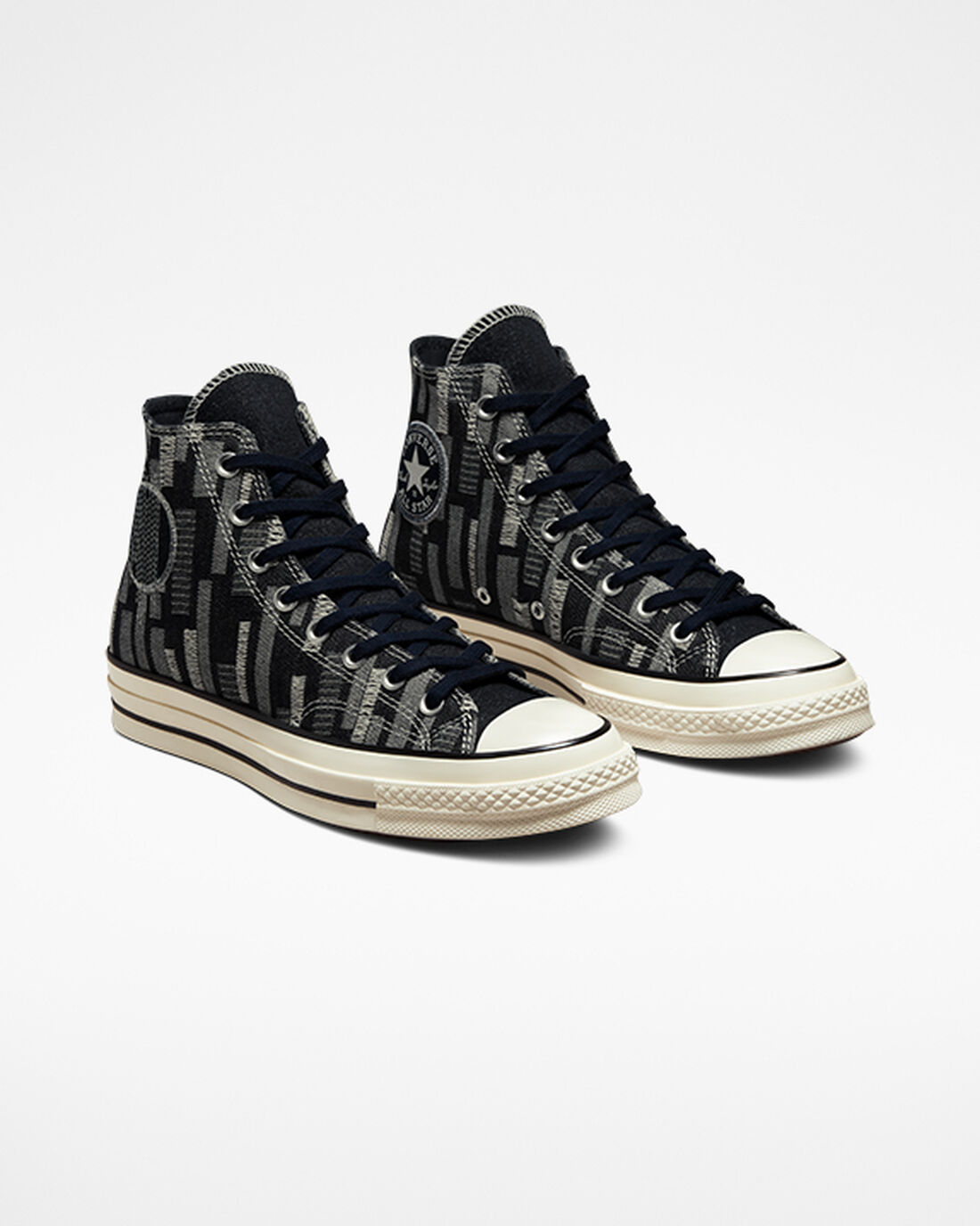 Men's Converse Chuck 70 Workwear Denim High Top Sneakers Obsidian/Black | Australia-53987