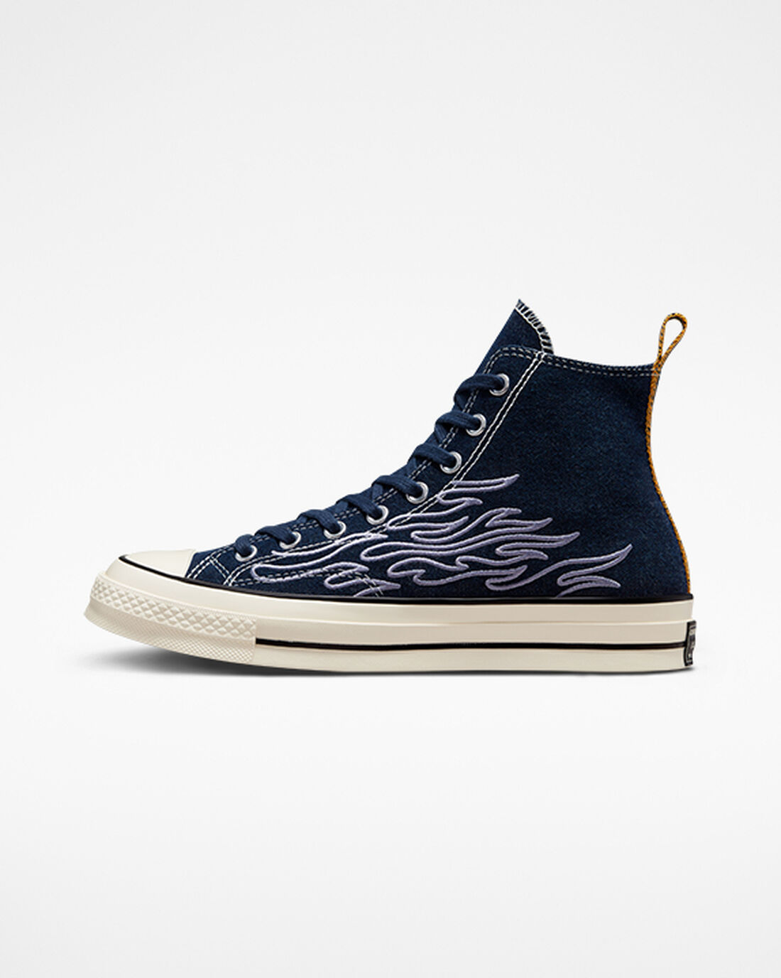 Men's Converse Chuck 70 Workwear Denim High Top Sneakers Obsidian/Indigo | Australia-92854