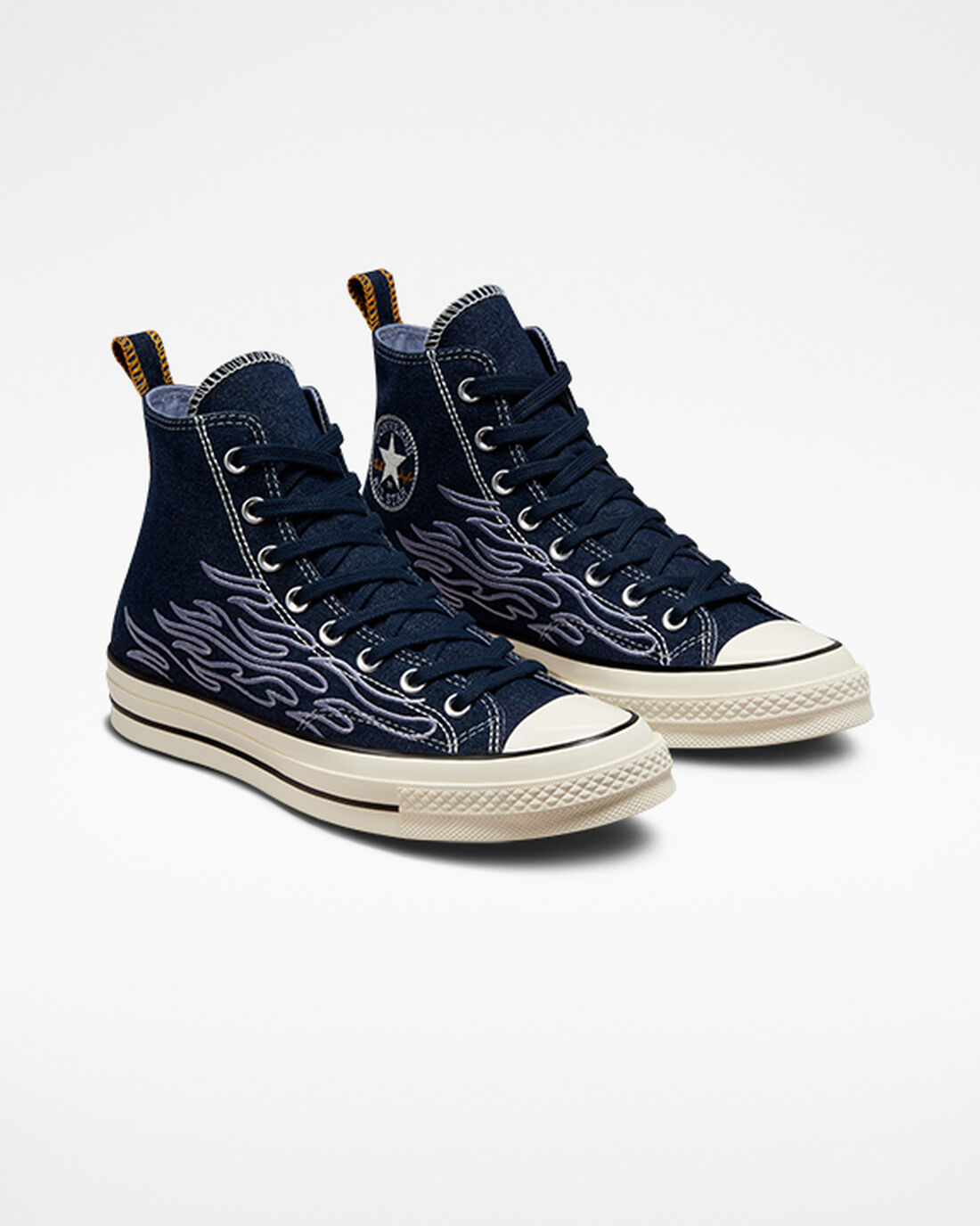 Men's Converse Chuck 70 Workwear Denim High Top Sneakers Obsidian/Indigo | Australia-92854