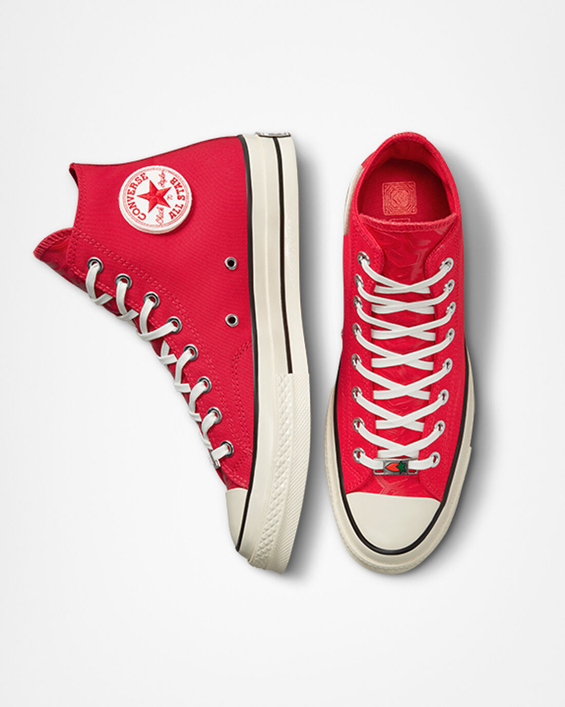 Men's Converse Chuck 70 Year of the Rabbit High Top Sneakers Red/White/Black | Australia-06947