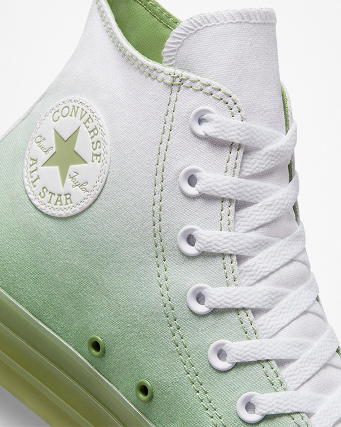 Men's Converse Chuck Taylor All Star CX Gradient High Top Sneakers Green/White/Green | Australia-18520