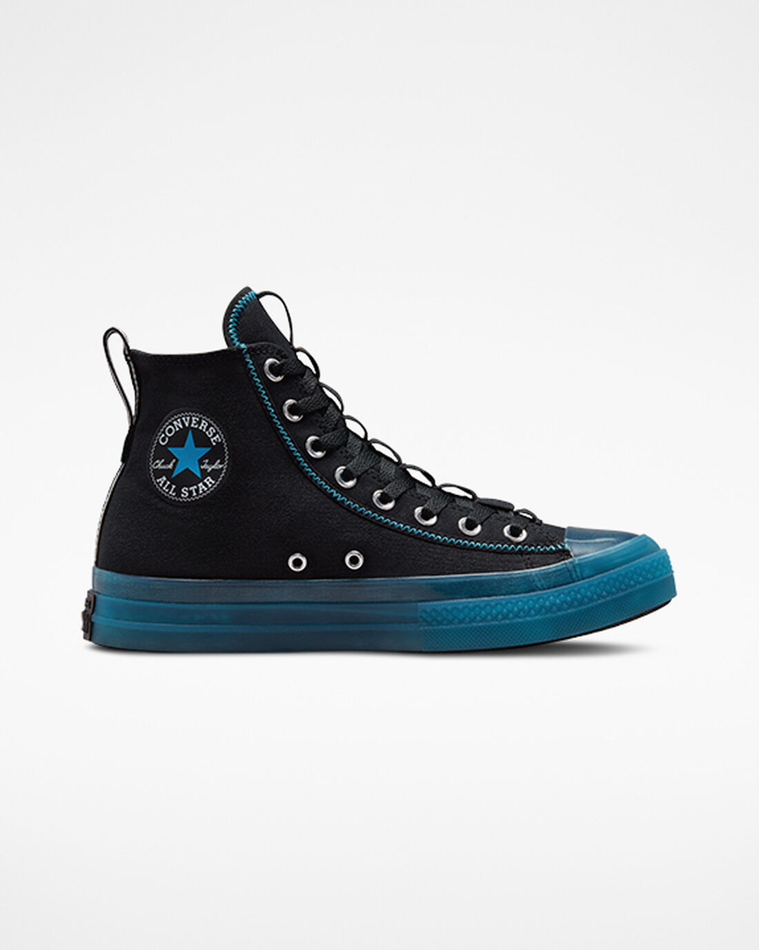 Men\'s Converse Chuck Taylor All Star CX Explore High Top Sneakers Black/Blue/White | Australia-37451