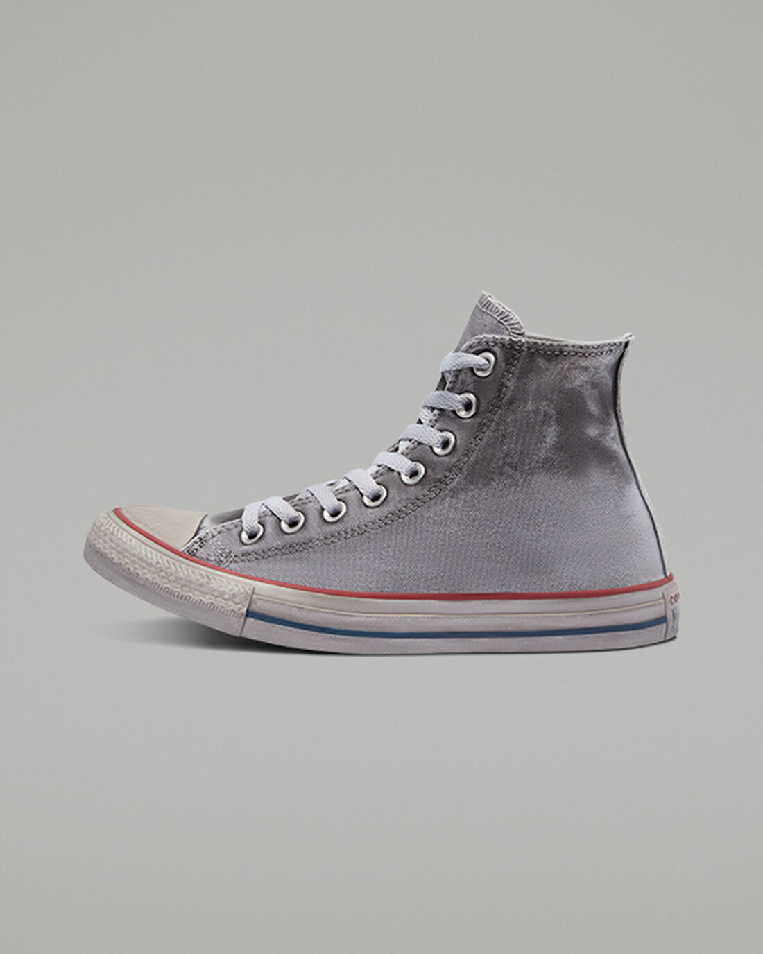 Men's Converse Chuck Taylor All Star Canvas Smoke High Top Sneakers Grey/White | Australia-54206