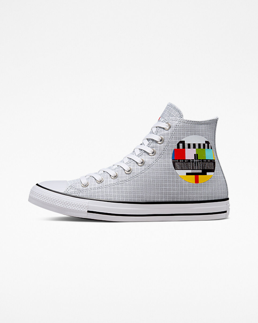 Men's Converse Chuck Taylor All Star Color Grid High Top Sneakers Grey/Multicolor | Australia-41536