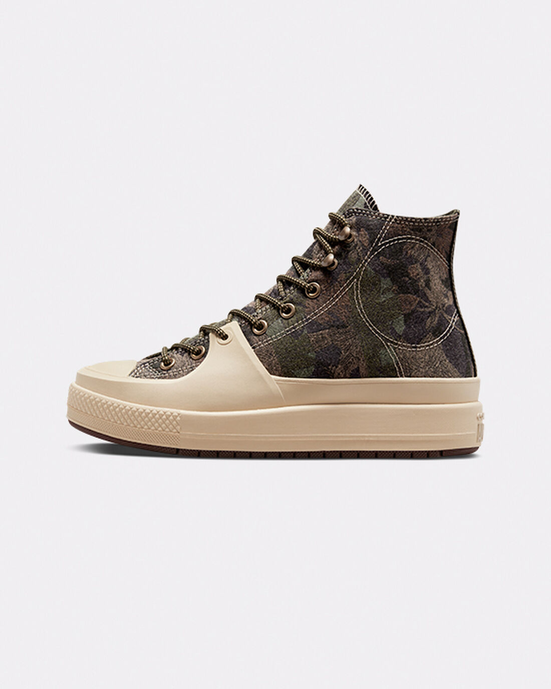 Men's Converse Chuck Taylor All Star Construct Black Joy High Top Shoes Oat Milk/Roasted/Grassy | Australia-20981